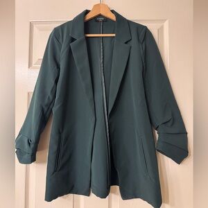 Workshop Republic Clothing Forest Green Blazer